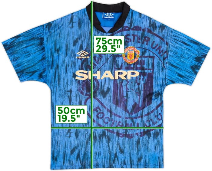 1992-93 Manchester United Away Shirt - 8/10 - (M)