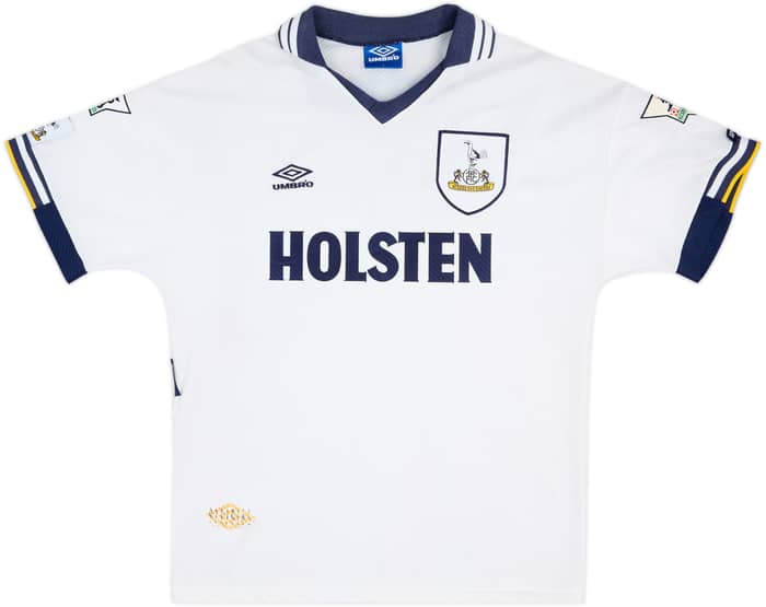 1993-95 Tottenham Home Shirt Barmby #7 - 8/10 - (L)