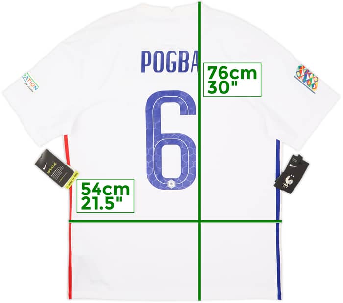 2020-21 France Away Shirt Pogba #6 (L)