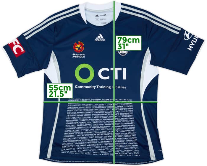 2014-15 Melbourne Victory Anniversary Home Shirt - 10/10 - (XL)