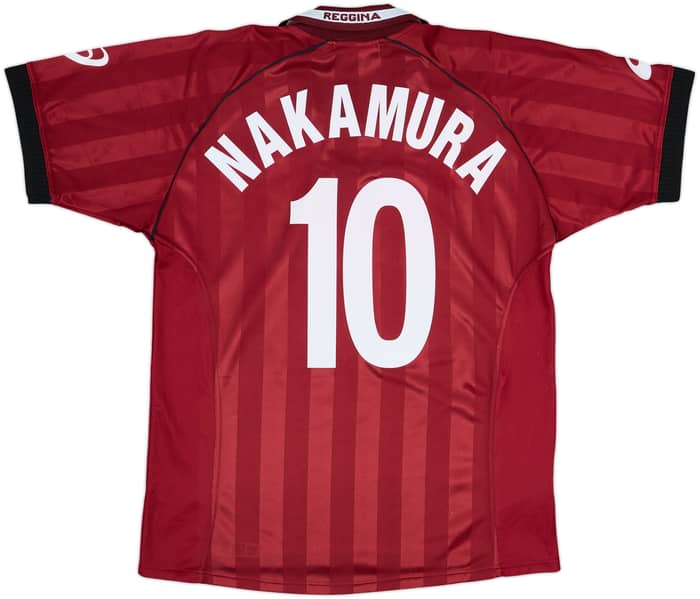 2002-03 Reggina Home Shirt Nakamura #10 - 8/10 - (M)