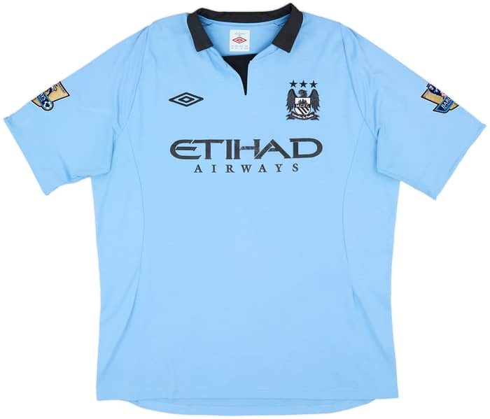 2012-13 Manchester City Home Shirt Kun Aguero #16 - 6/10 - (XL)