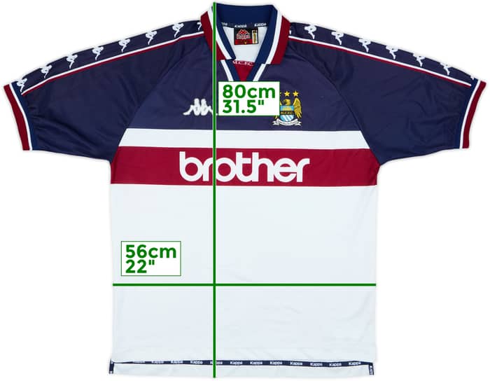 1997-98 Manchester City Away Shirt - 8/10 - (XL)