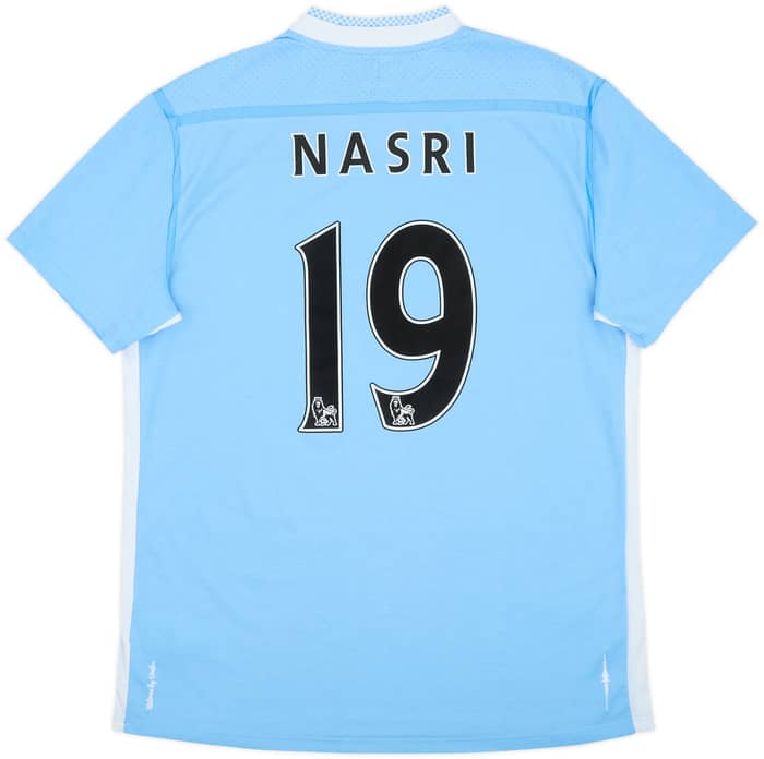 2011-12 Manchester City Home Shirt Nasri #19 - 9/10 - (L)