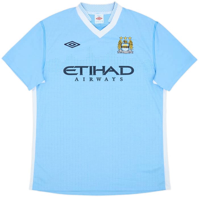 2011-12 Manchester City Home Shirt Nasri #19 - 9/10 - (L)