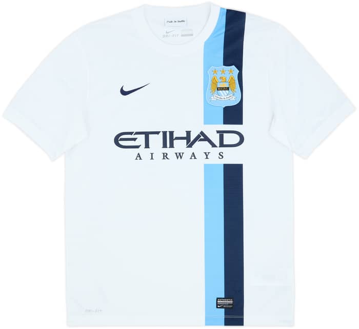 2013-14 Manchester City Third Shirt Kun Aguero #16 - 9/10 - (M)