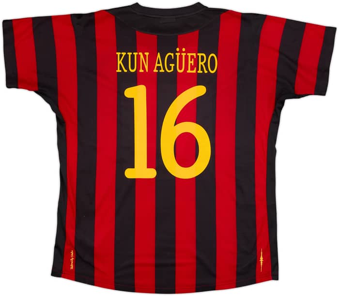 2011-12 Manchester City Away Shirt Kun Aguero #16 - 5/10 - (L)