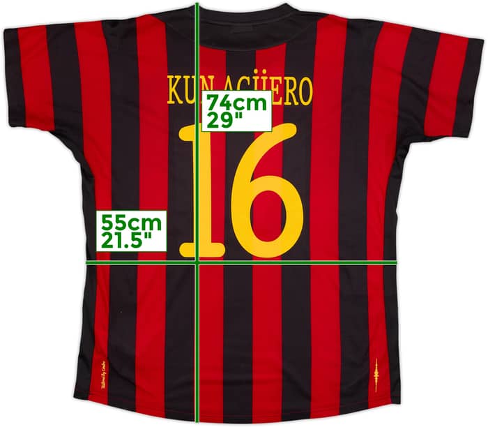 2011-12 Manchester City Away Shirt Kun Aguero #16 - 5/10 - (L)