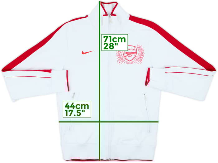 2011-12 Arsenal Nike Track Jacket - 9/10 - (S)
