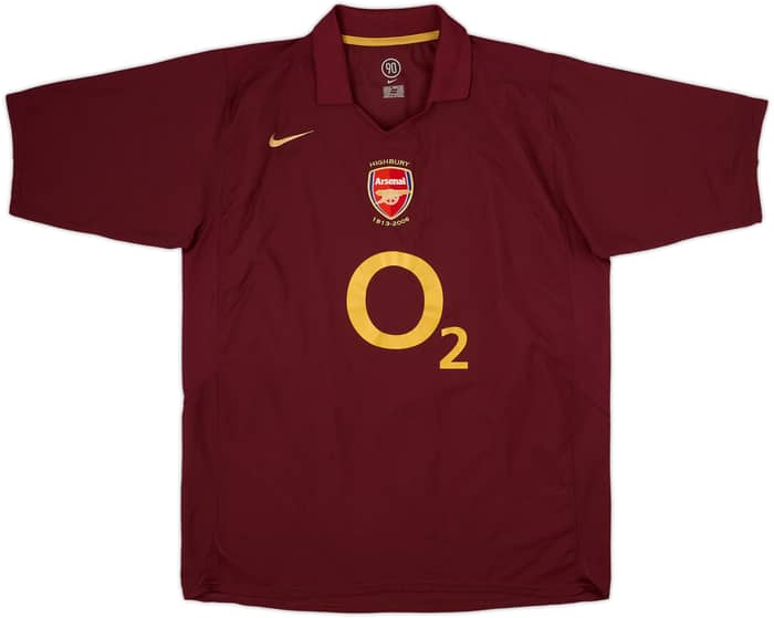 2005-06 Arsenal Home Shirt Henry #14 - 8/10 - (XL)