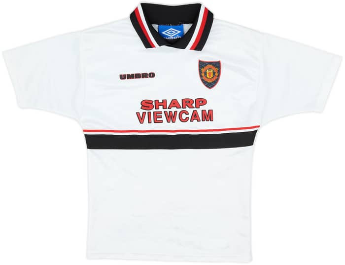 1997-99 Manchester United Away Shirt - 8/10 - (S.Boys)