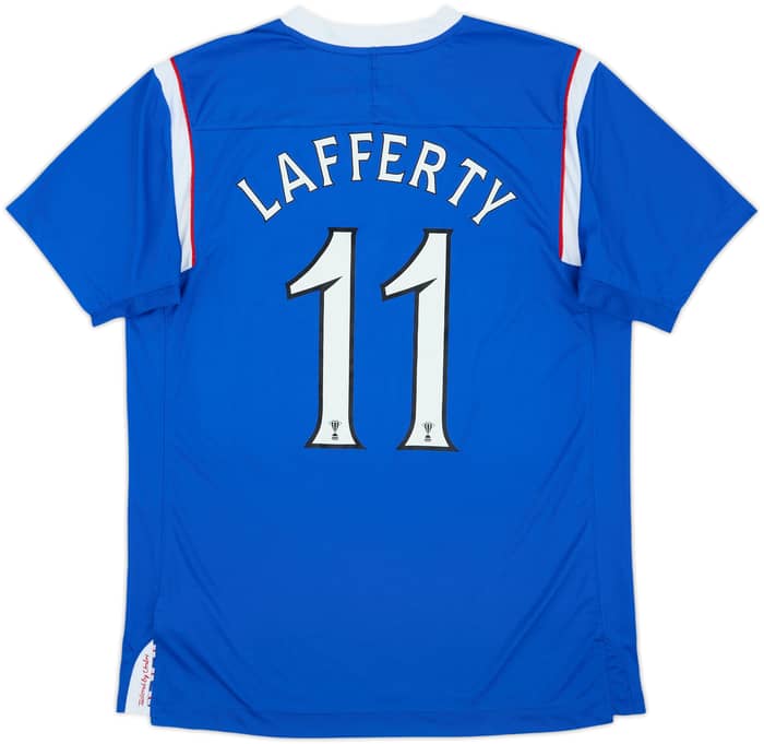 2011-12 Rangers Home Shirt Lafferty #11 - 8/10 - (M)