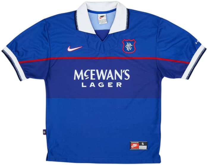 1997-99 Rangers Home Shirt Albertz #10 - 8/10 - (S)