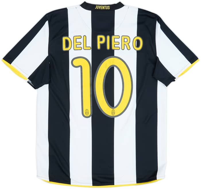 2008-09 Juventus Home Shirt Del Piero #10 - 4/10 - (M)