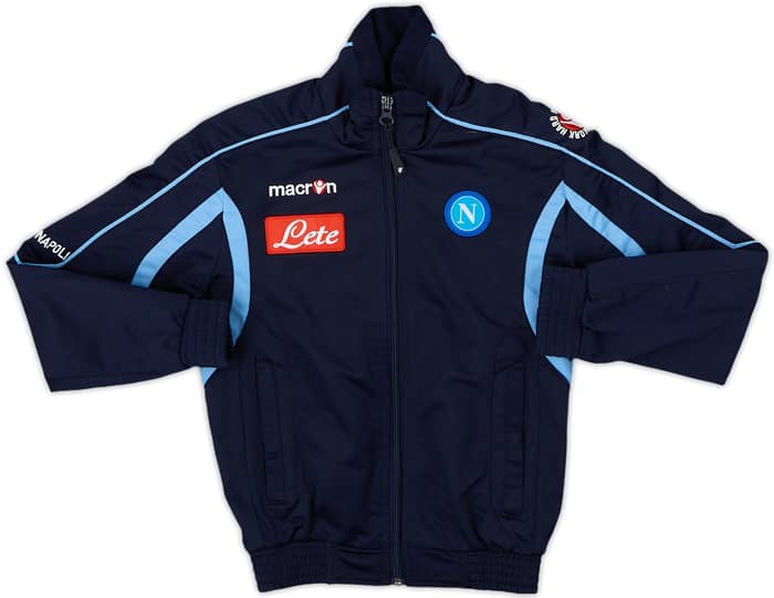 2010-11 Napoli Macron Track Jacket - 7/10 - (5-6 Years)