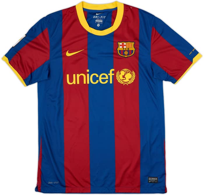 2010-11 Barcelona Home Shirt Messi #10 - 8/10 - (M)