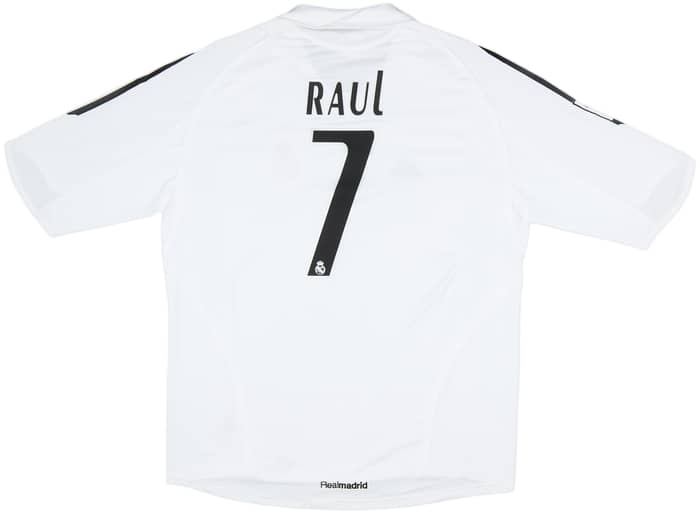 2005-06 Real Madrid Home Shirt Raul #7 - 8/10 - (XL)