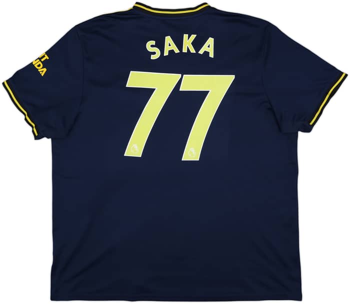 2019-20 Arsenal Third Shirt Saka #77 - 9/10 - (XXL)