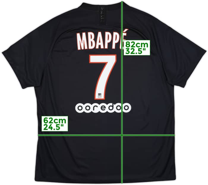 2019-20 Paris Saint-Germain Fourth Shirt Mbappe #7 - 10/10 - (XXL)