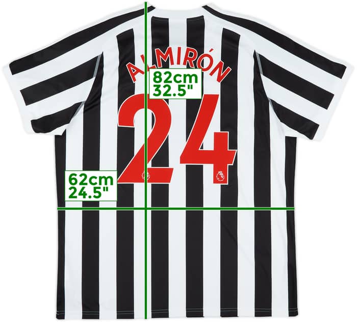 2018-19 Newcastle Home Shirt Almiron #24 - 9/10 - (XXL)