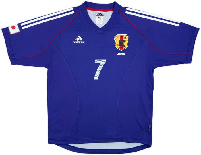 2002-04 Japan Home Shirt Nakata #7 - 8/10 - (L)