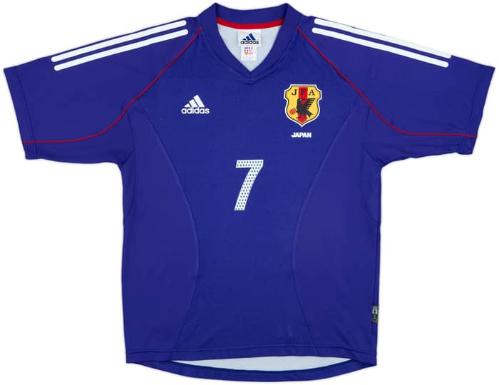 2002-04 Japan Home Shirt Nakata #7 - 8/10 - (M)