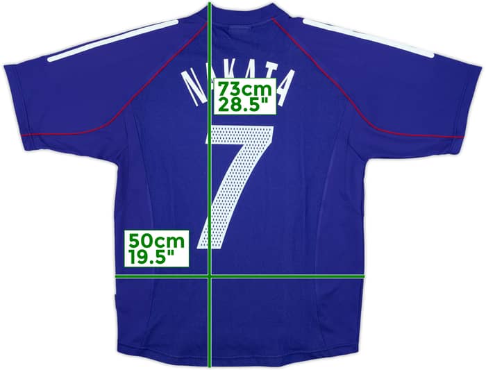 2002-04 Japan Home Shirt Nakata #7 - 8/10 - (M)