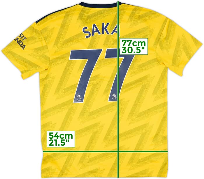 2019-20 Arsenal Away Shirt Saka #77 - 10/10 - (L)