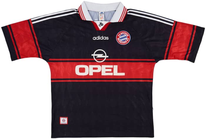 1997-99 Bayern Munich Home Shirt Elber #9 - 7/10 - (XL)