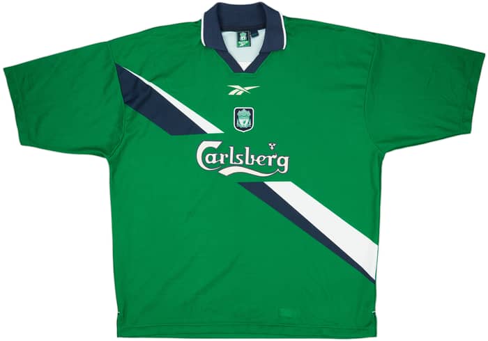 1999-00 Liverpool Away Shirt Gerrard #28 - 8/10 - (XL)