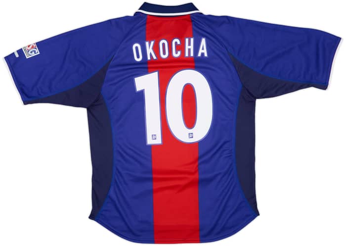 2000-01 Paris Saint-Germain Home Shirt Okocha #10 - 9/10 - (M)