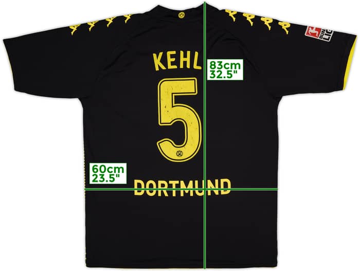 2009-10 Borussia Dortmund Away Shirt Kehl #5 - 6/10 - (XXL)