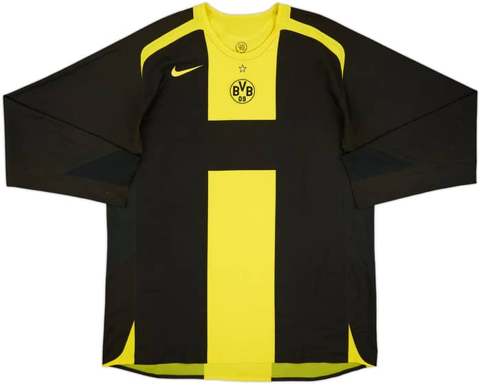2005-06 Borussia Dortmund Player Issue Away L/S Shirt Rosicky #10 - 6/10 - (XXL)