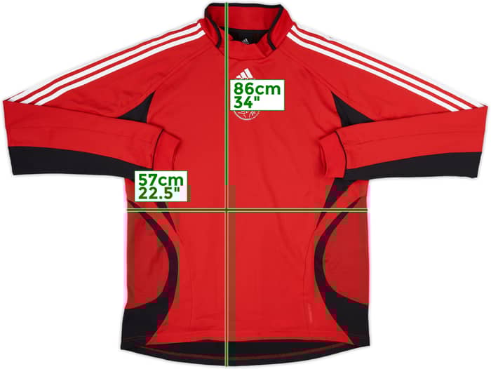 2007-08 Ajax adidas Sweat Top - 8/10 - (XL)