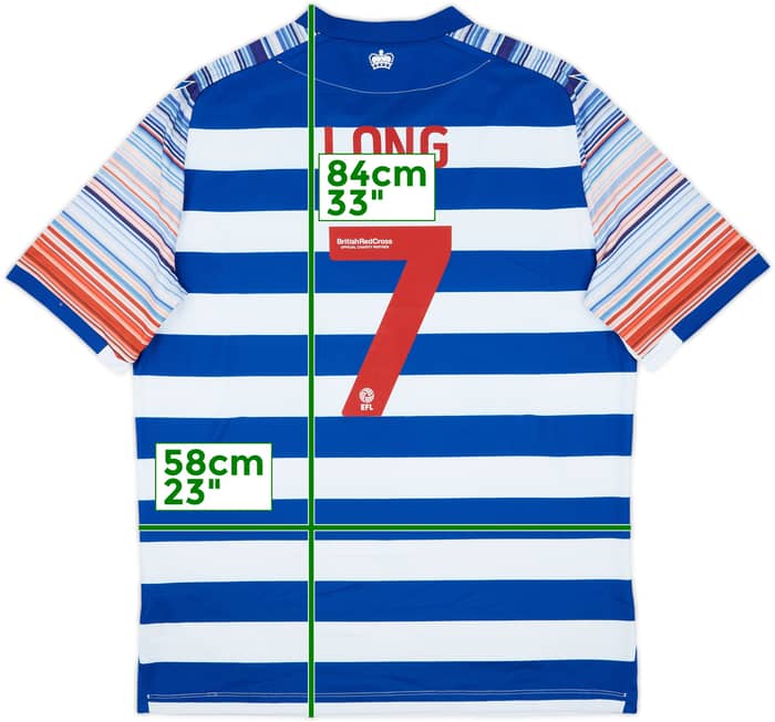 2022-23 Reading Home Shirt Long #7 - 9/10 - (3XL)