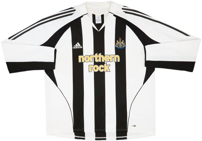 2005-07 Newcastle Home L/S Shirt Solano #4 - 9/10 - (XXL)