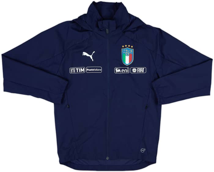 2018-19 Italy Puma Hooded Track Jacket - 8/10 - (XS)