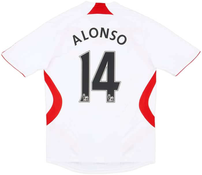 2007-08 Liverpool Away Shirt Alonso #14 - 9/10 - (S)