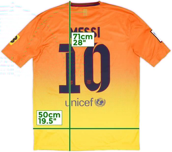 2012-13 Barcelona Away Shirt Messi #10 - 9/10 - (M)
