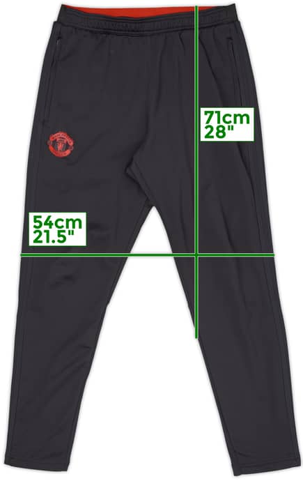 2016-17 Manchester United adidas Track Pants/Bottoms - 8/10 - (L)
