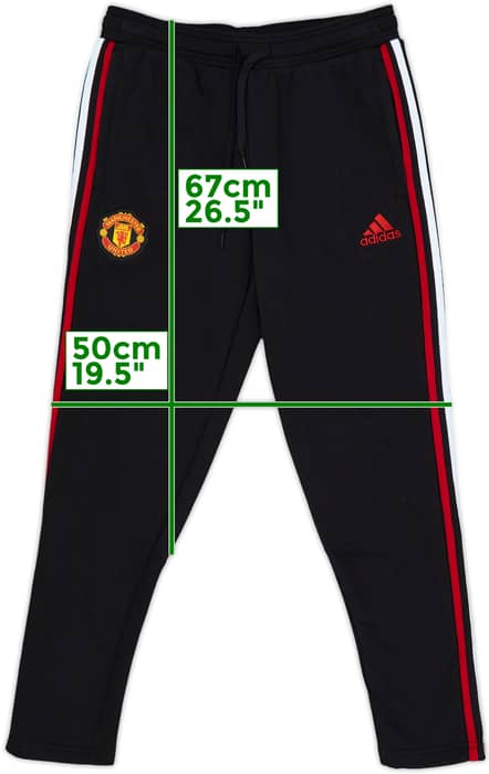 2022-23 Manchester United adidas Track Pants/Bottoms - 9/10 - (M)