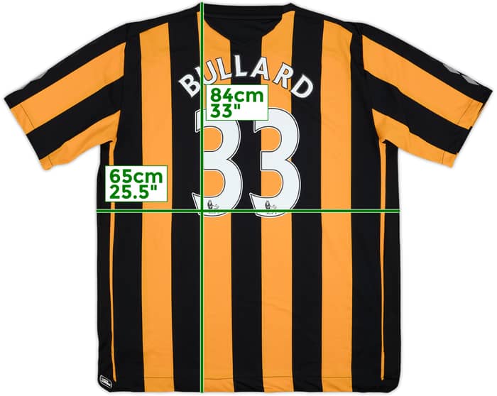 2008-09 Hull Home Shirt Bullard #33 - 6/10 - (XXL)