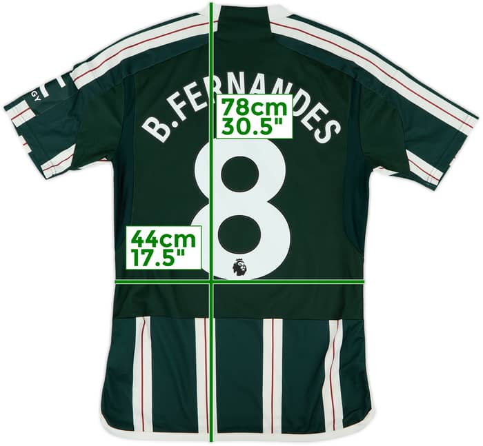2023-24 Manchester United Away Shirt B.Fernandes #8 - 10/10 - (S)