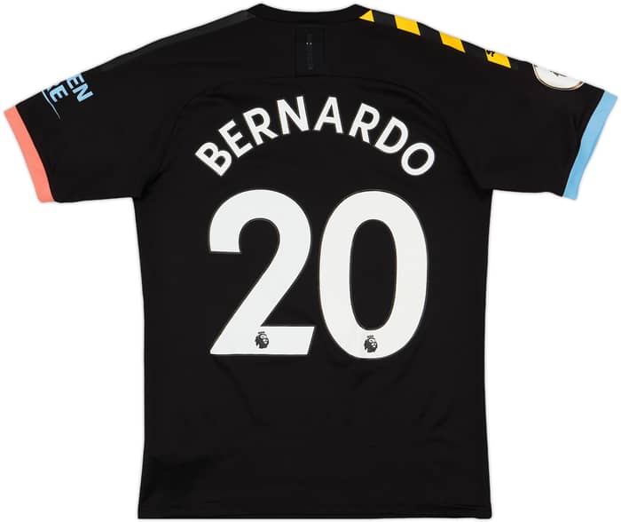 2019-20 Manchester City Away Shirt Bernardo #20 - 9/10 - (S)