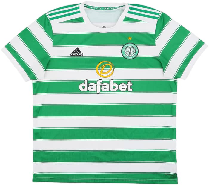 2021-22 Celtic Home Shirt - 7/10 - (XL)
