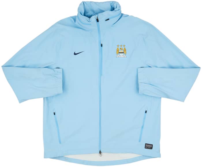 2013-14 Manchester City Nike Hooded Rain Jacket - 5/10 - (XXL)