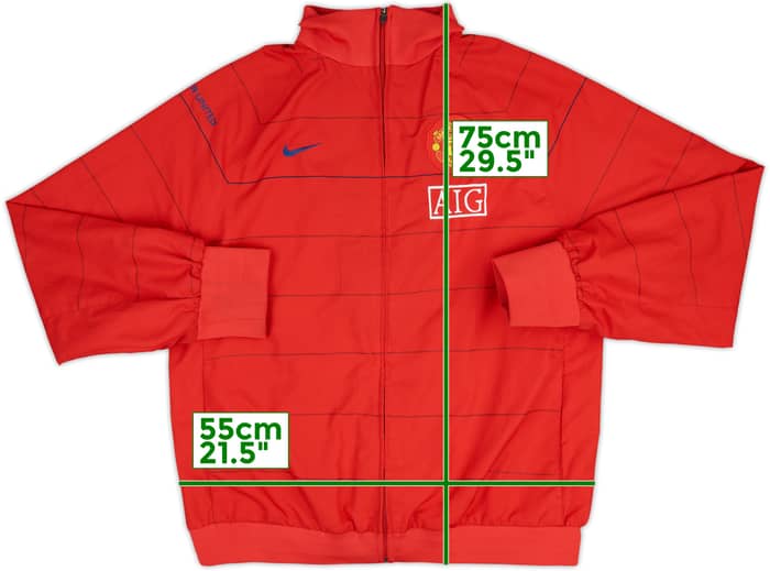 2008-09 Manchester United Nike Track Jacket - 7/10 - (L)