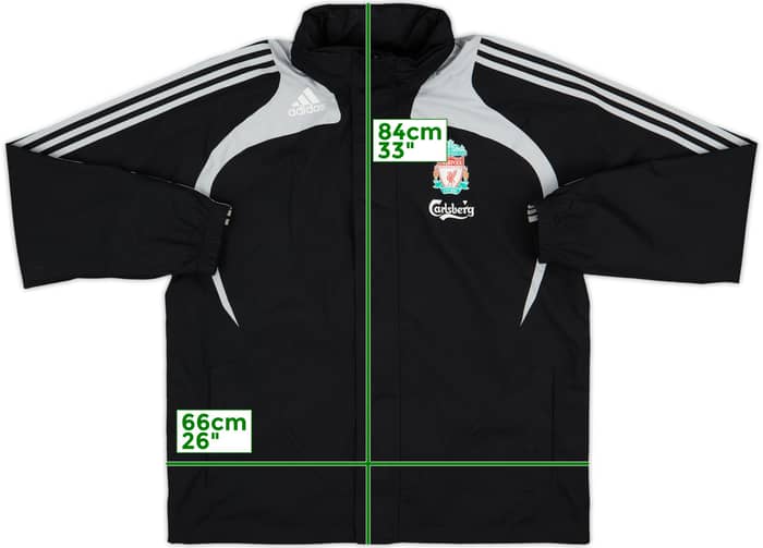 2008-09 Liverpool adidas Hooded Track Jacket - 8/10 - (L/XL)