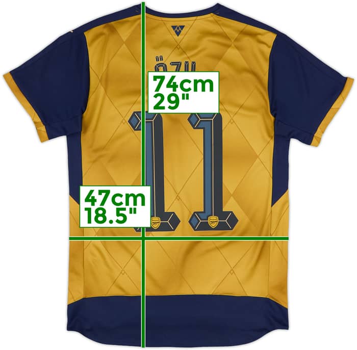 2015-16 Arsenal Away Shirt Ozil #11 - 8/10 - (S)