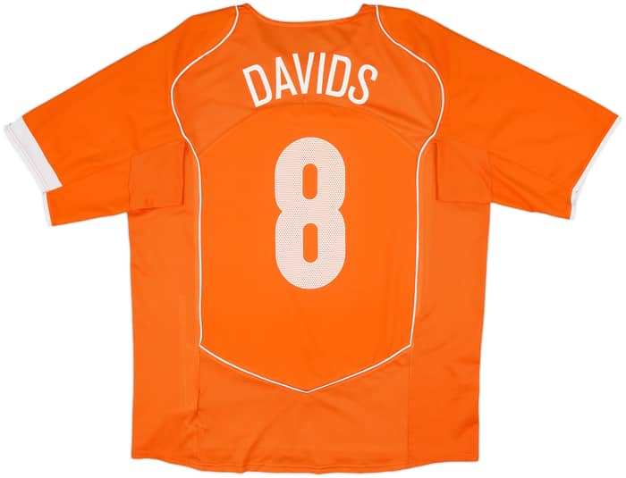2004-06 Netherlands Home Shirt Davids #8 - 8/10 - (XL)
